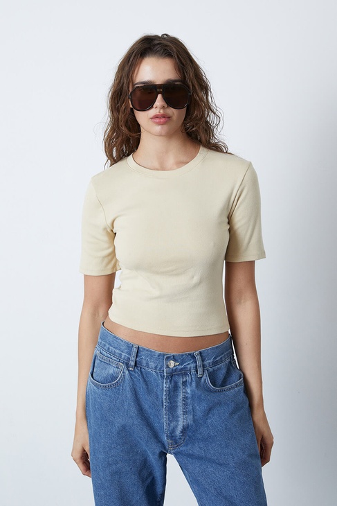 Crop Basic Tshirt