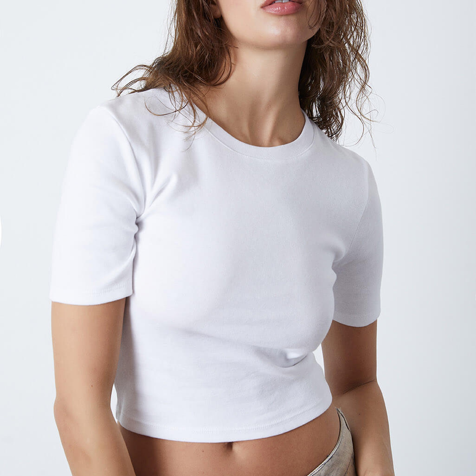 Crop Basic Tshirt