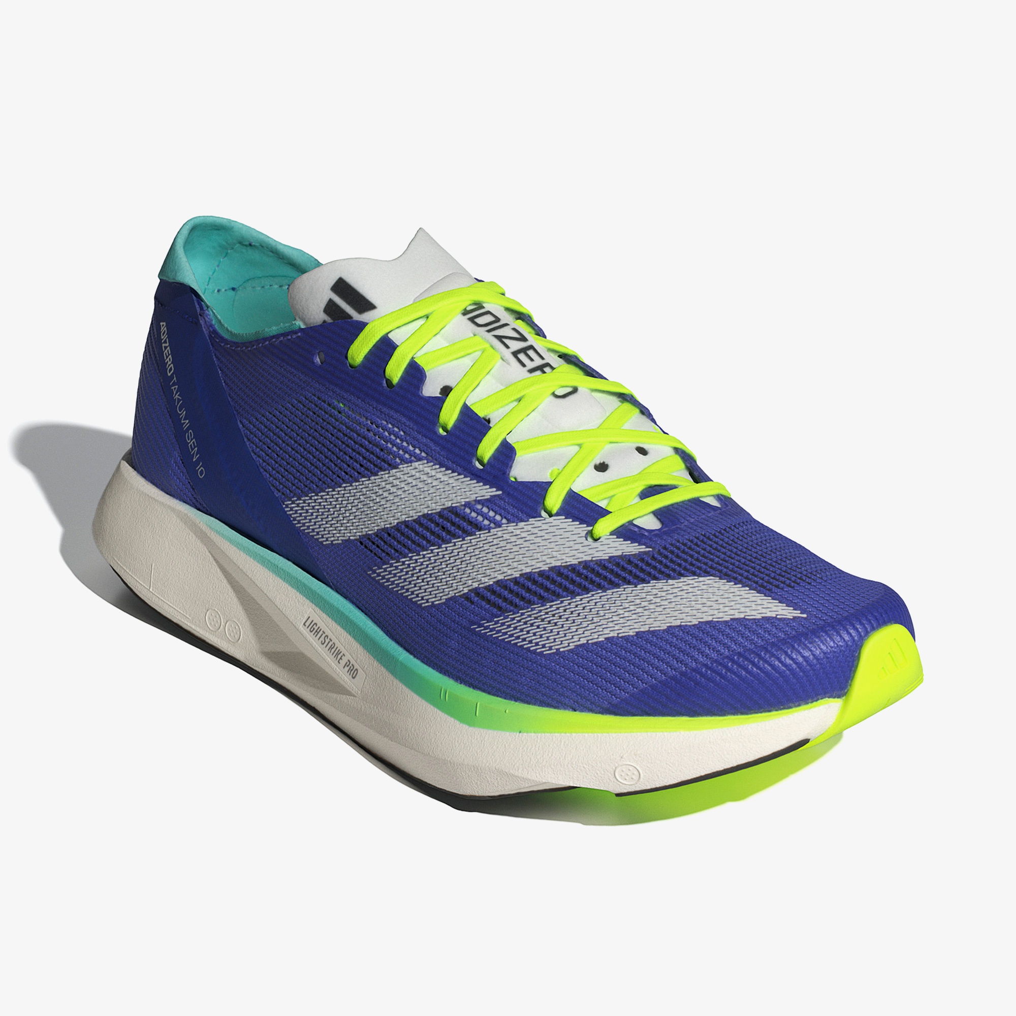 adidas Adizero Takumi Sen 10 Kadın Mavi Koşu Ayakkabısı