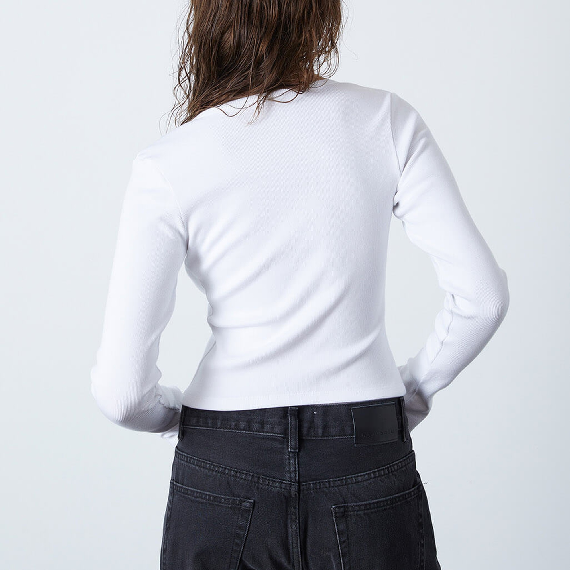 Uzun Kollu Agraflı Body