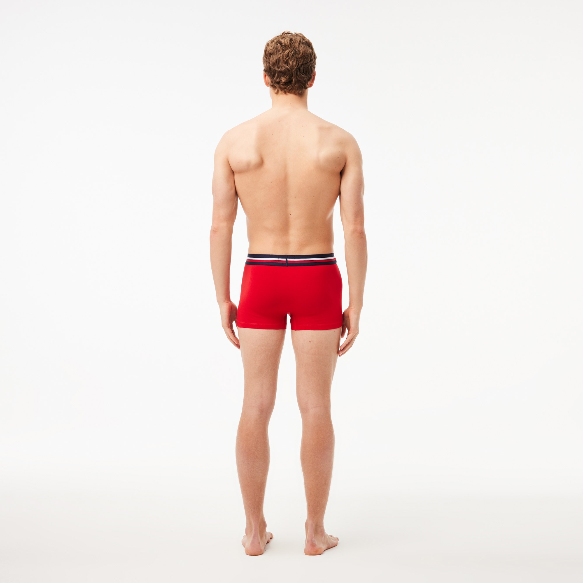 Lacoste Active Erkek Baskılı 3'lü Renkli Boxer