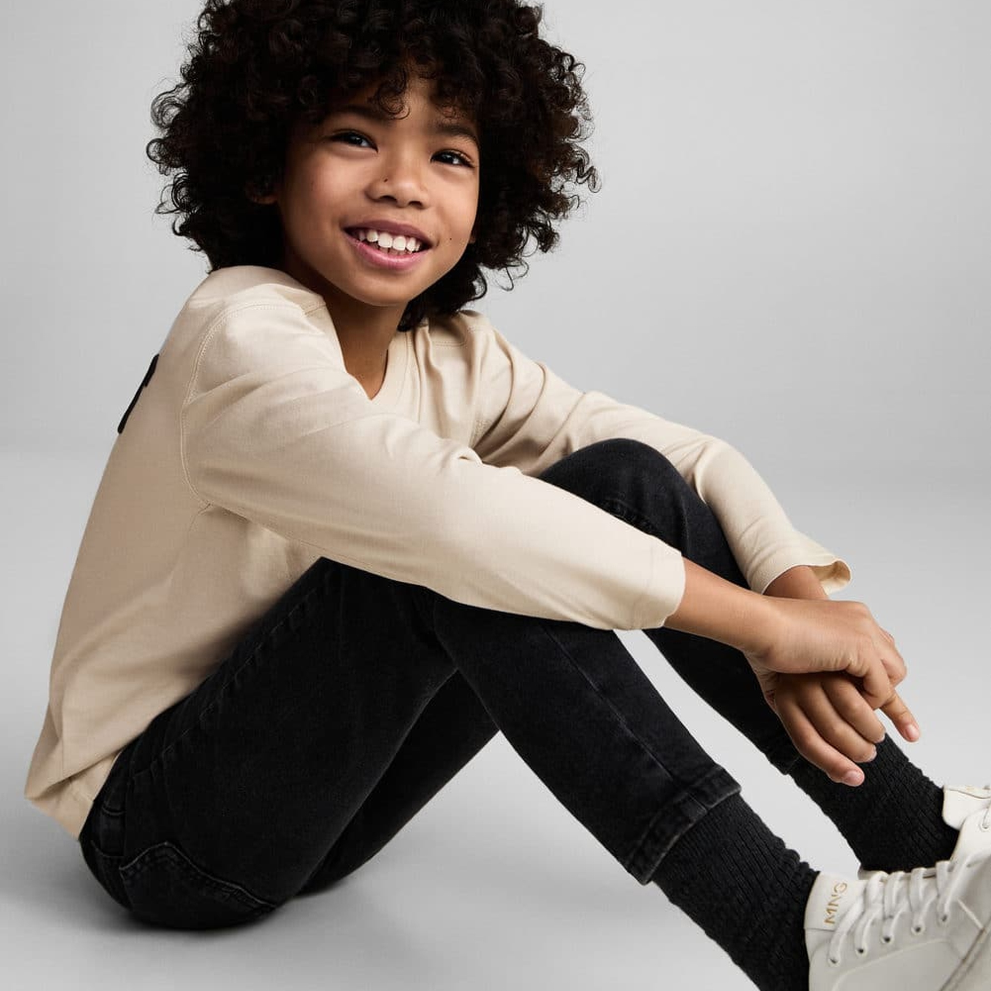 Mango Çocuk Slim Fit Jean Siyah Denim