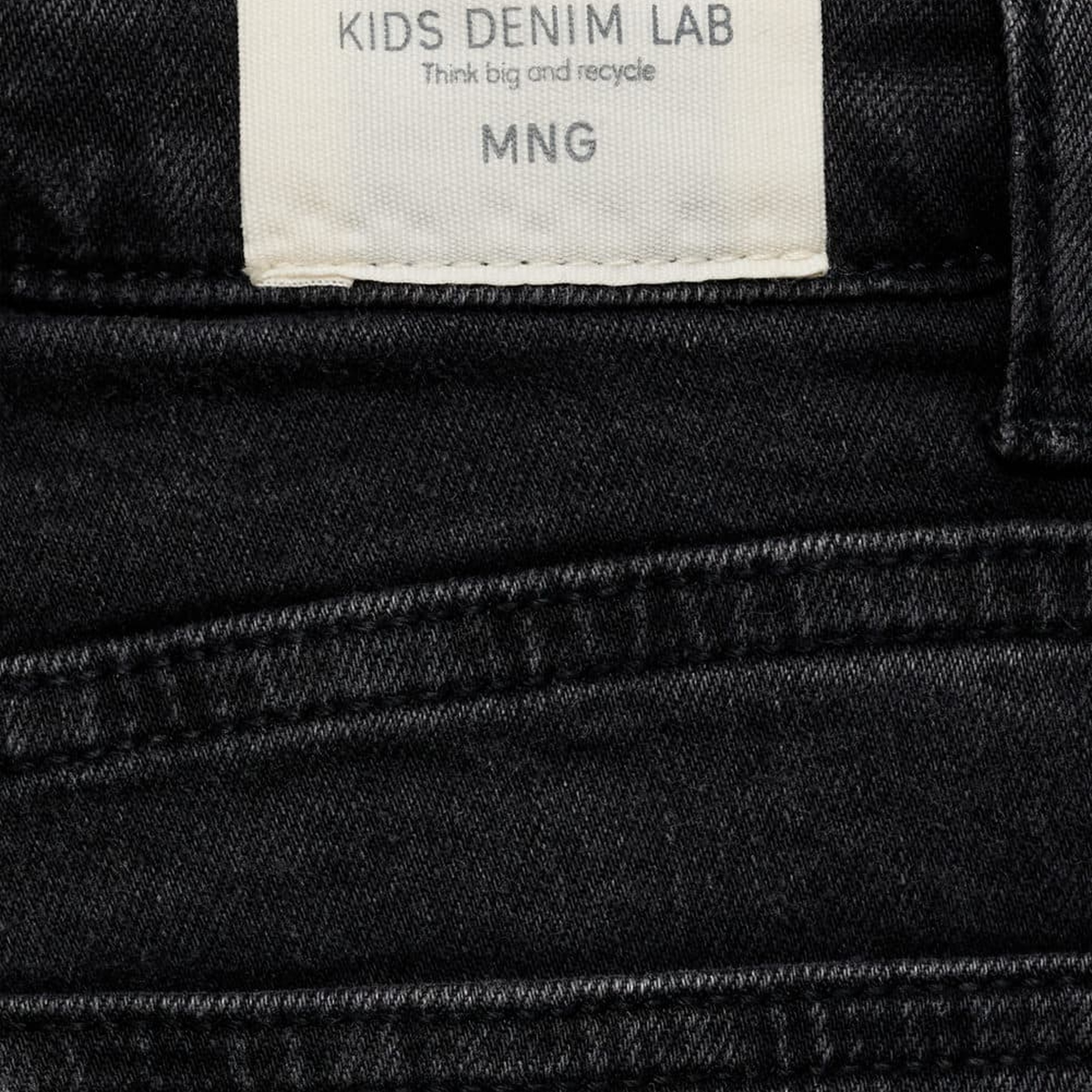 Mango Çocuk Slim Fit Jean Siyah Denim