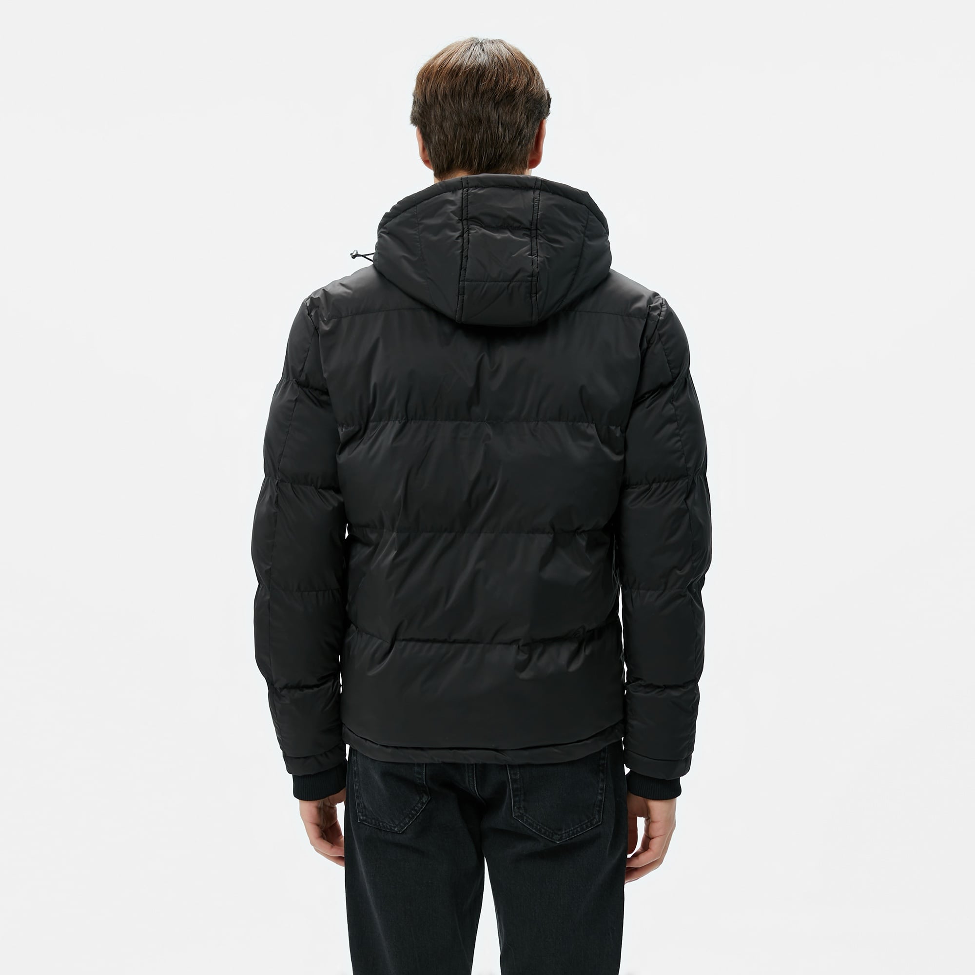 Guess Stretch Poly Erkek Siyah Mont