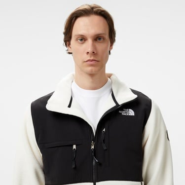  The North Face Retro Denali Erkek Beyaz/Siyah Ceket