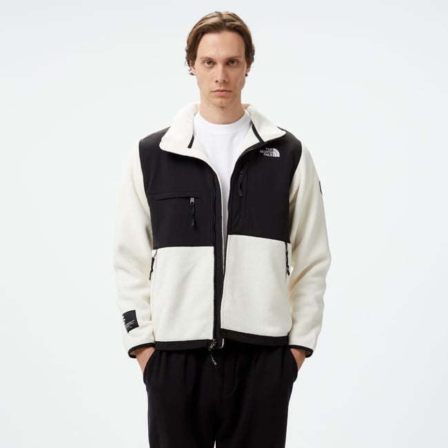  The North Face Retro Denali Erkek Beyaz/Siyah Ceket