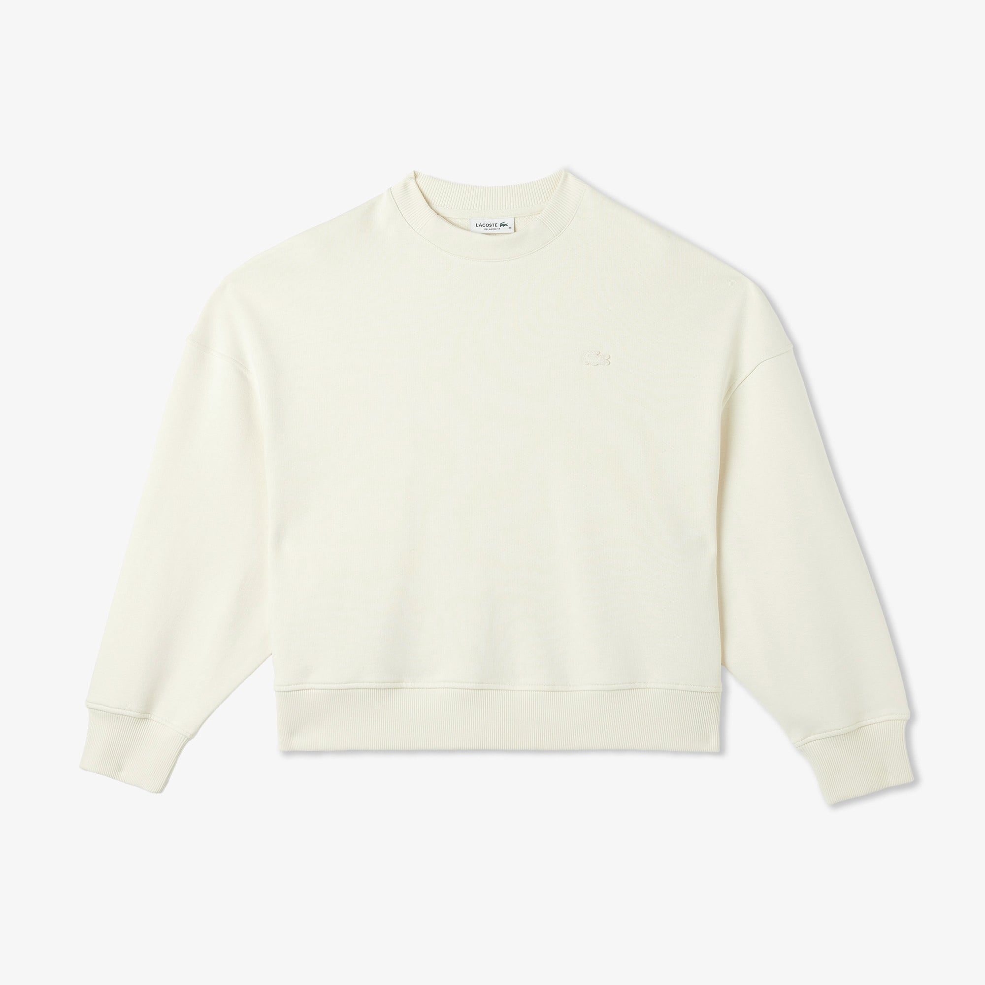 Lacoste Classic Kadın Krem Sweatshirt