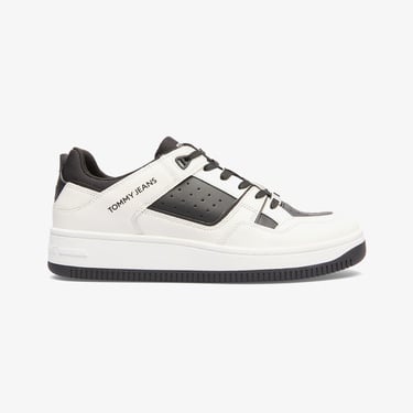  Tommy Jeans Basket Retro Erkek Siyah Sneaker