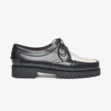  Sebago James Lug Kadın Siyah/Beyaz Günlük Ayakkabı