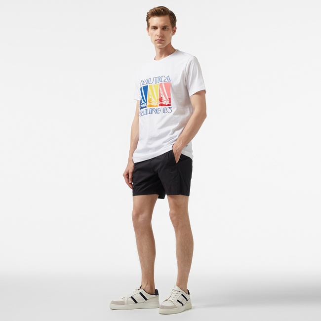  Nautica Erkek Siyah Classic Fit Şort