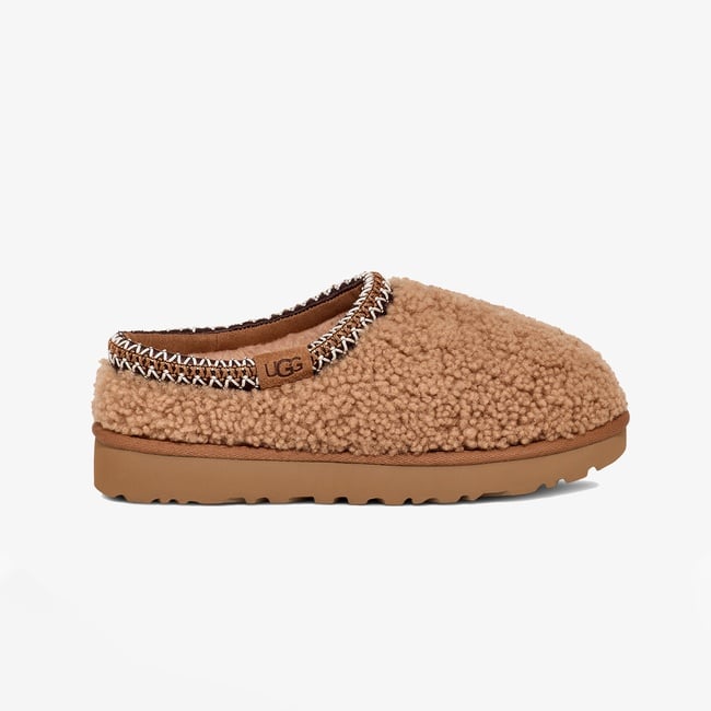  UGG Tasman Maxi Curly Kadın Taba Terlik