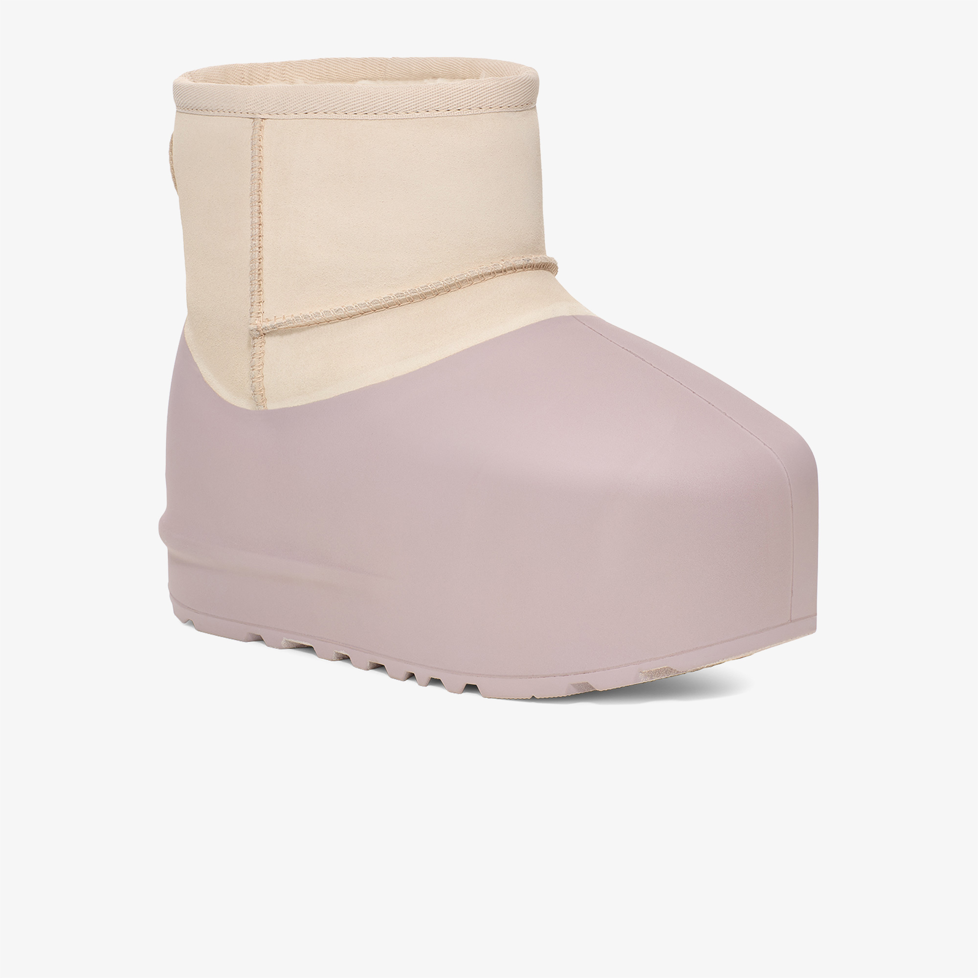Ugg UGG Classic Mini Pumped Molded Kadın Krem Bot | FashFed Krem - 3. görsel