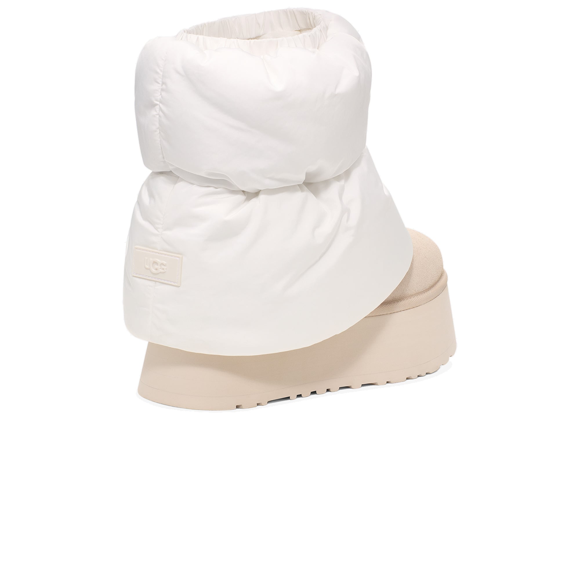 UGG Classic Mini Dipper Puffer Kadın Beyaz Bot - Görsel 3