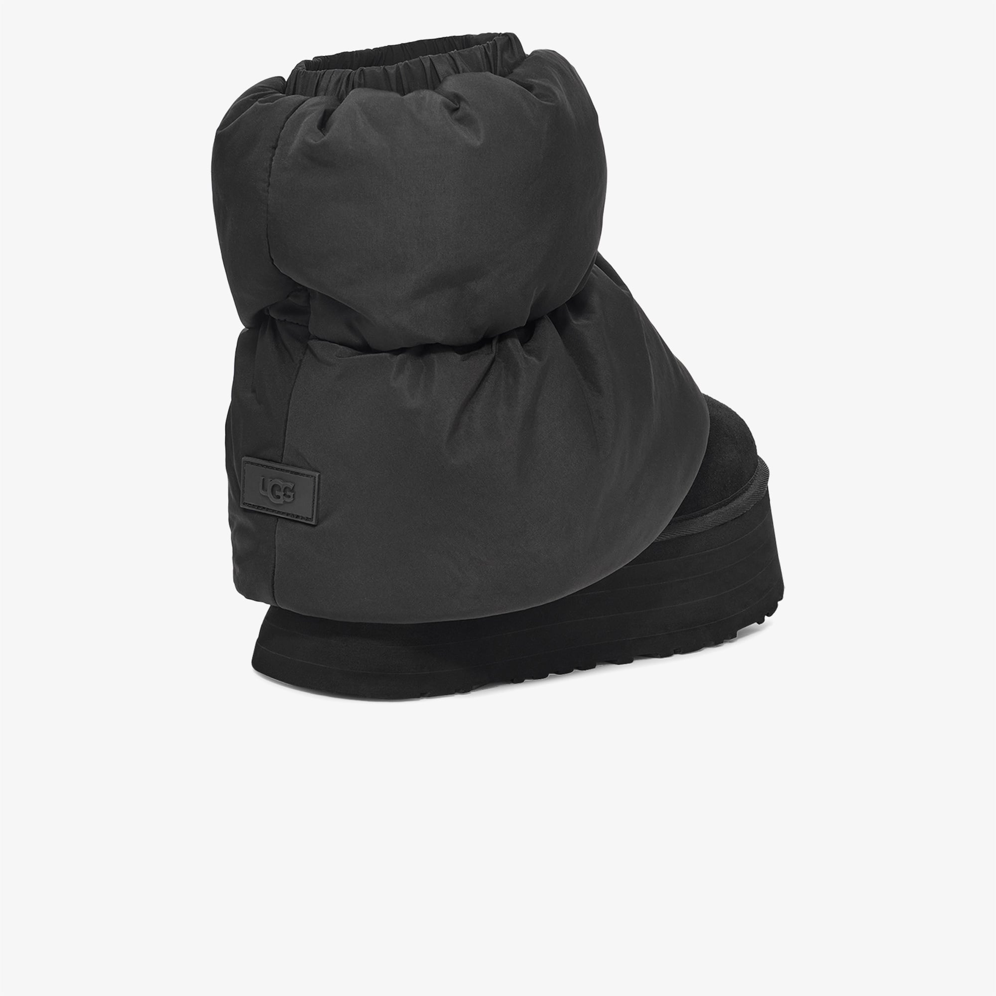 UGG Classic Mini Dipper Puffer Kadın Siyah Bot