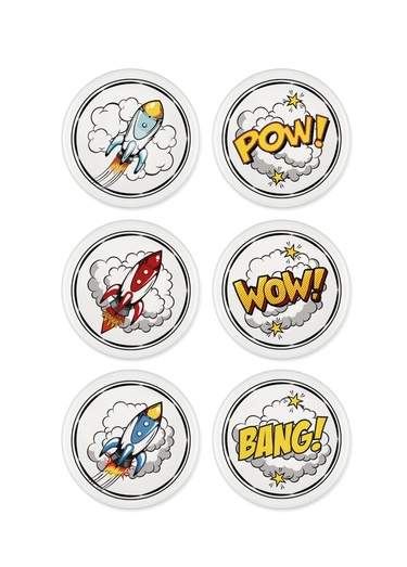  Popart Çerezlik 6 Parça 10 cm