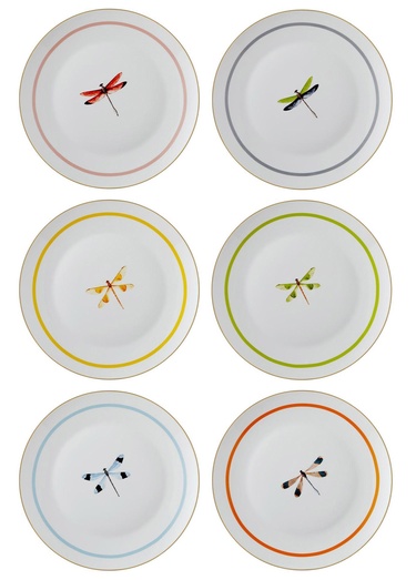  Dragonfly Servis Tabağı 6 Kişilik