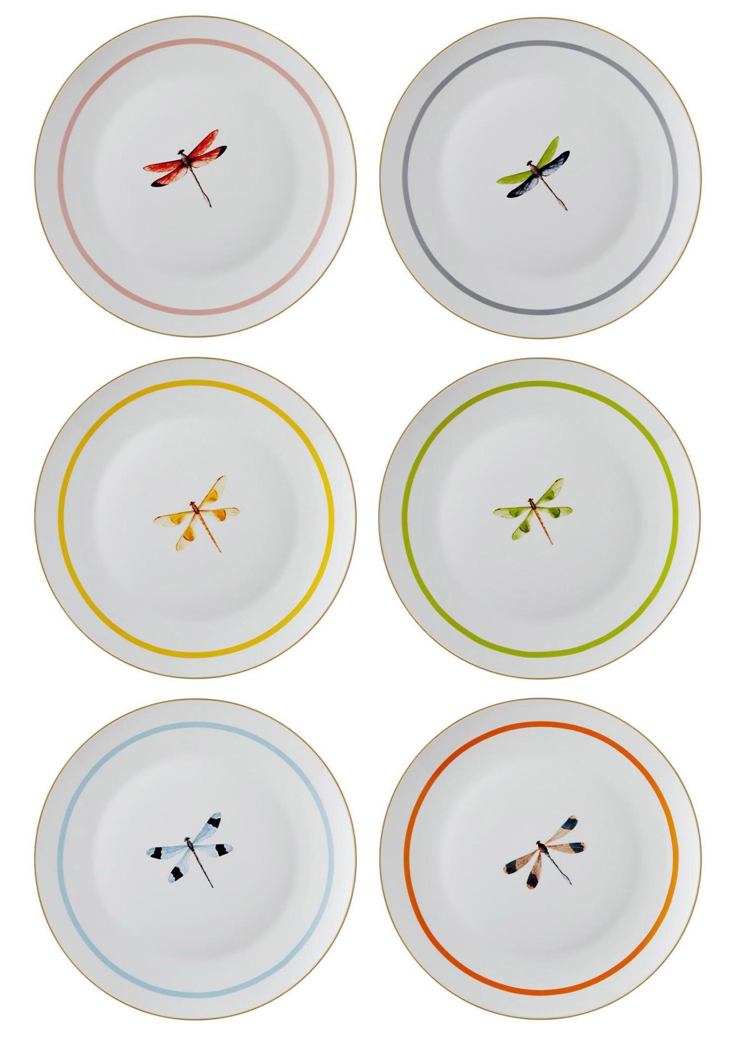  Dragonfly Servis Tabağı 6 Kişilik