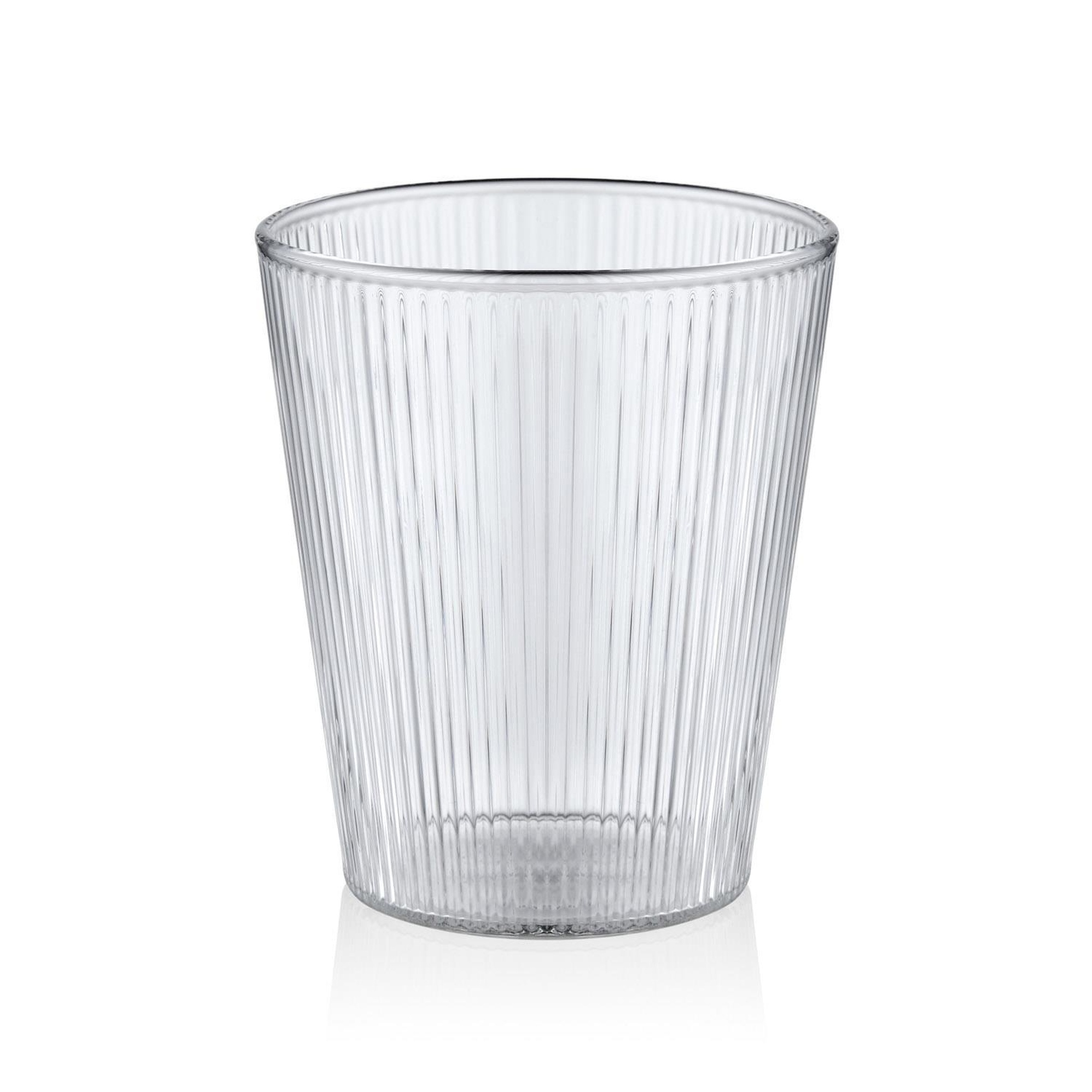 Striped Borosilikat Cam Bardak 400 ml