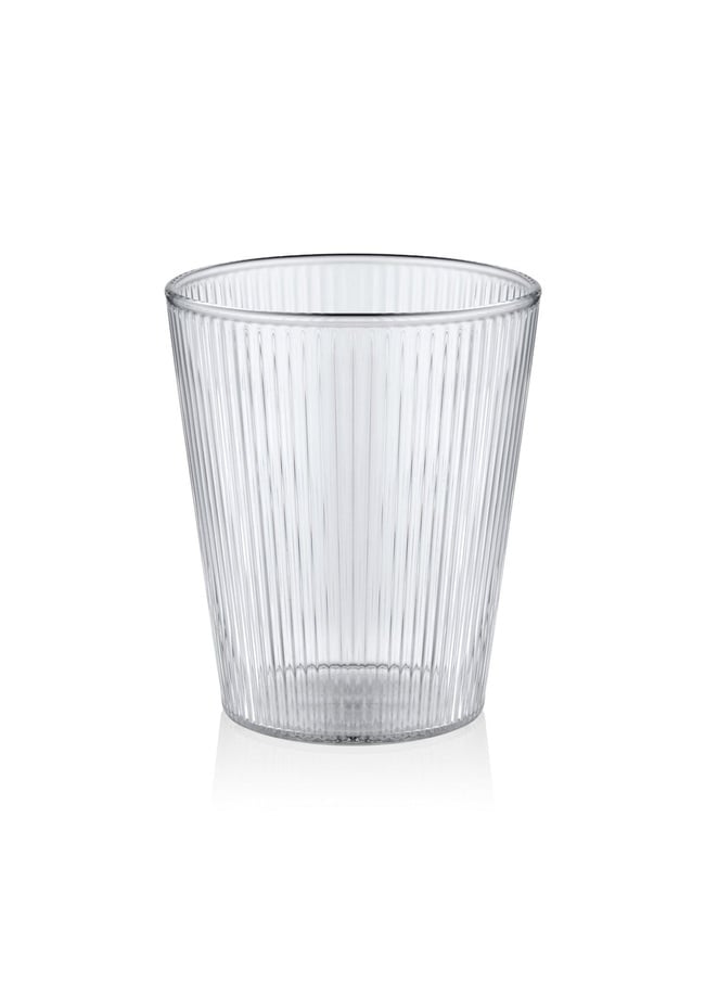  Striped Borosilikat Cam Bardak 400 ml