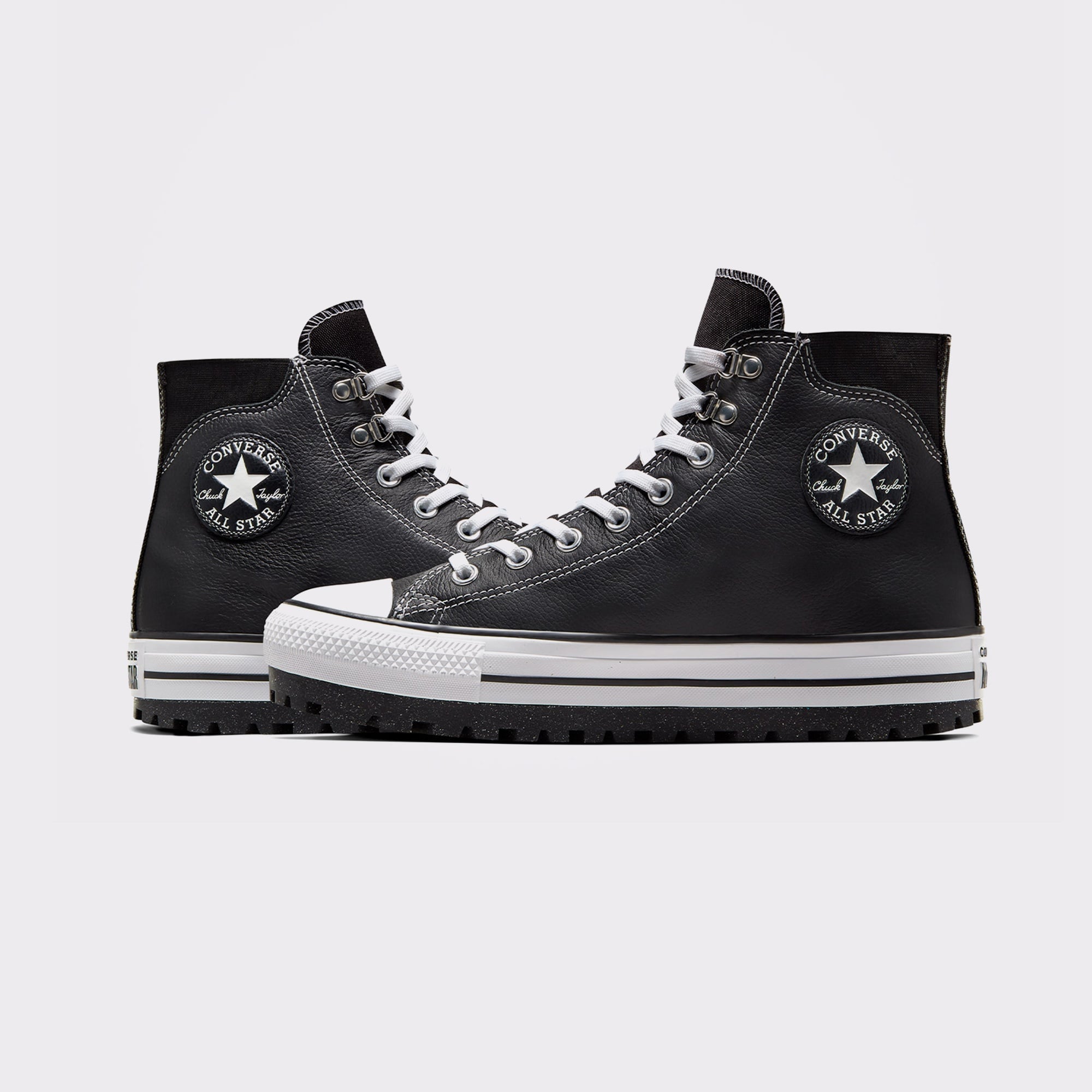 Converse Chuck Taylor All Star City Trek Unisex Siyah Deri Bot