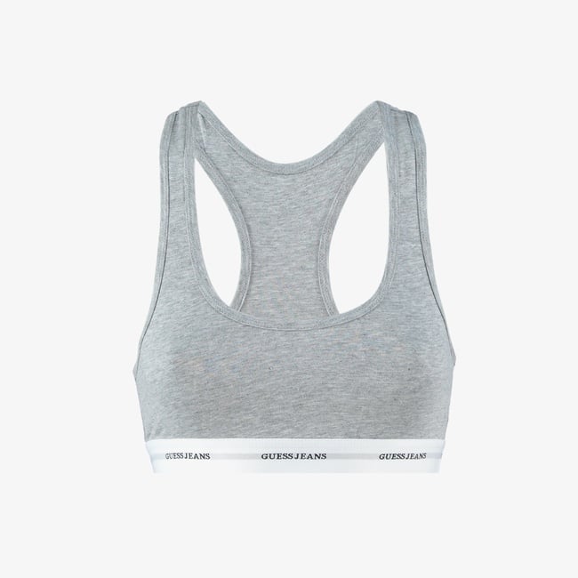  Guess Triangle Eco Cuddle Jersey Kadın Gri Sütyen