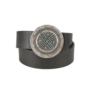  Ember Siyah Kadın Deri Kemer