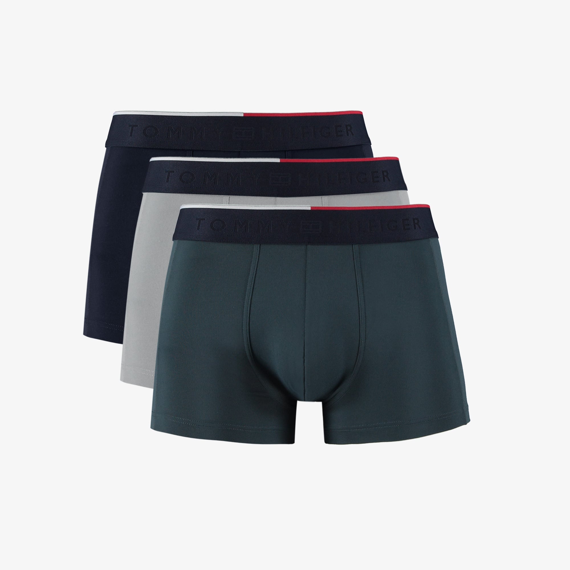 Tommy Hilfiger 3lü Erkek Renkli Boxer