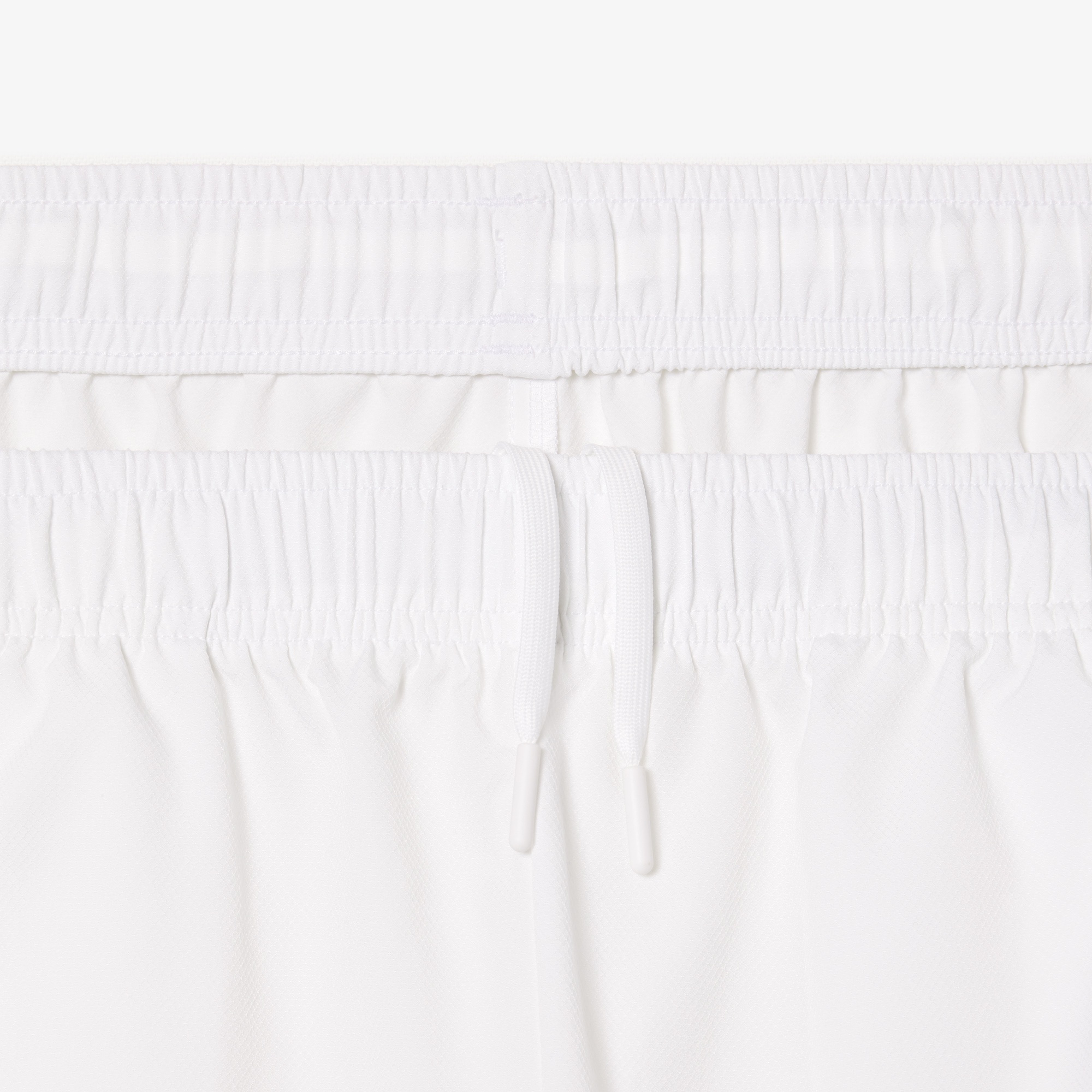 Erkek Renk Bloklu Beyaz Şort