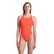 Team Swimsuit Swim Tech Solid Kadın Turuncu Yüzücü Mayosu 004763300