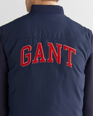  GANT Erkek Lacivert Hakim Yaka Logolu Yelek