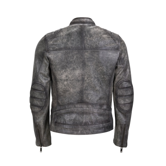  Tirona Gri Erkek Deri Mont