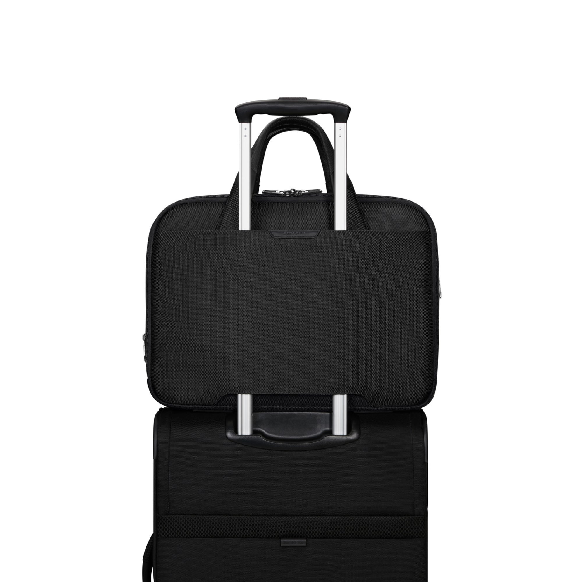 Samsonite Siyah Pro-Dlx 6 - Körüklü Evrak/Laptop Çantası