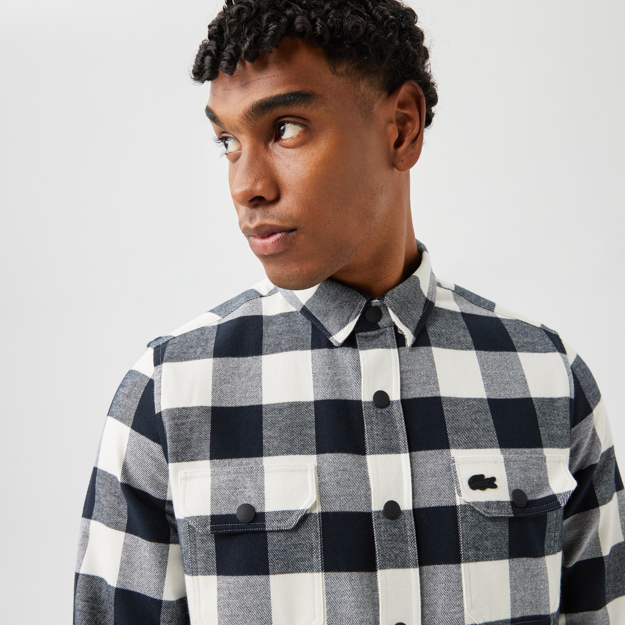 Lacoste Erkek Siyah Gömlek