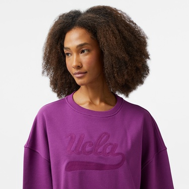  Ucla Barbara Kadın Mor Sweatshirt