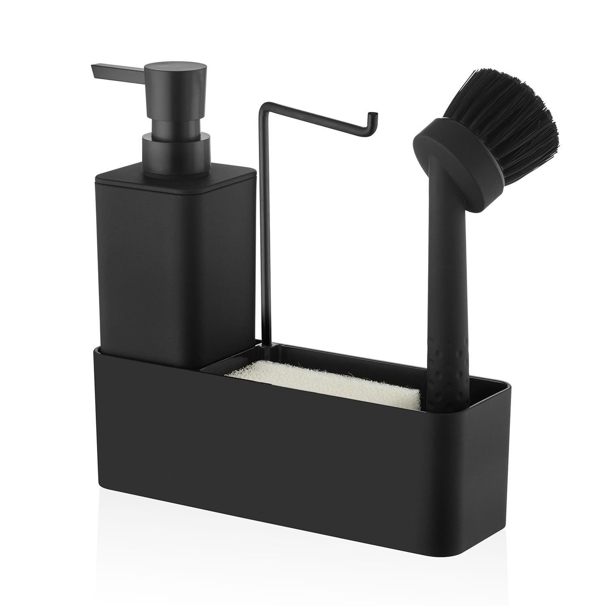 Plain Sıvı Sabunluk Seti Siyah