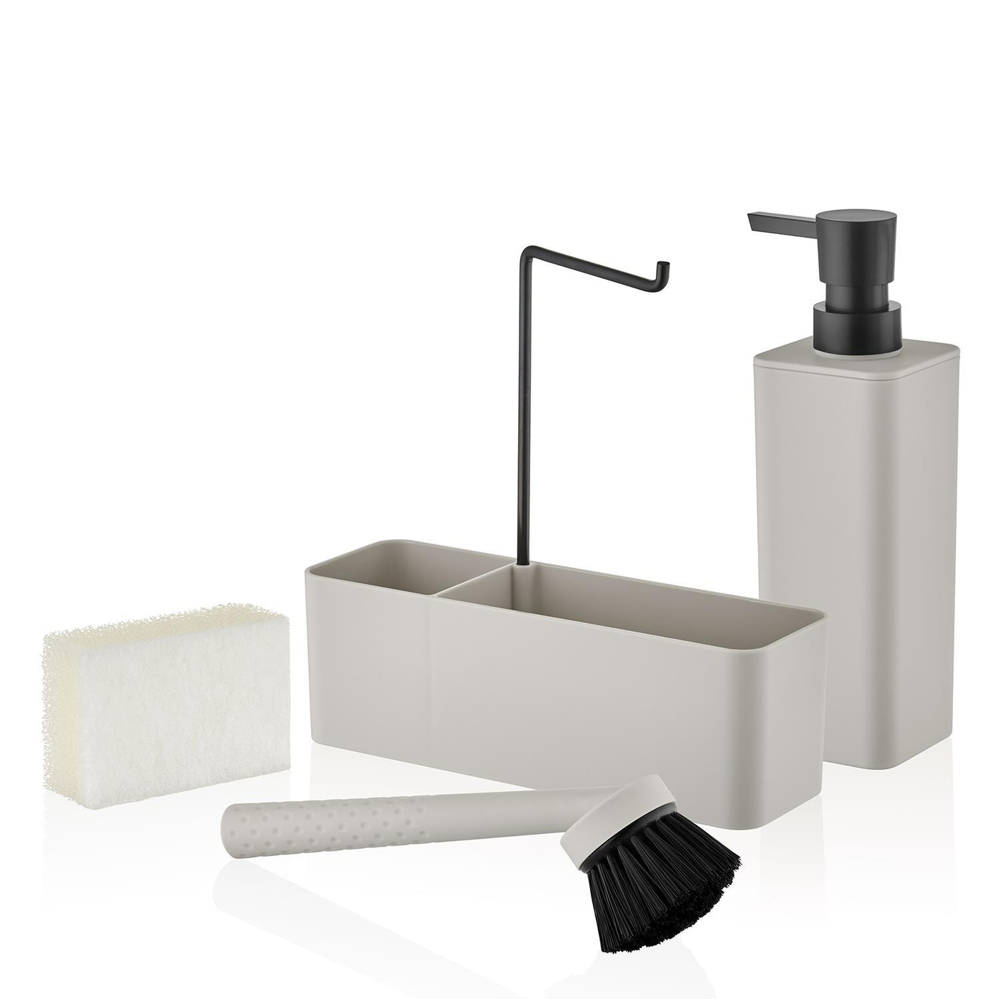 Plain Sıvı Sabunluk Seti Bej