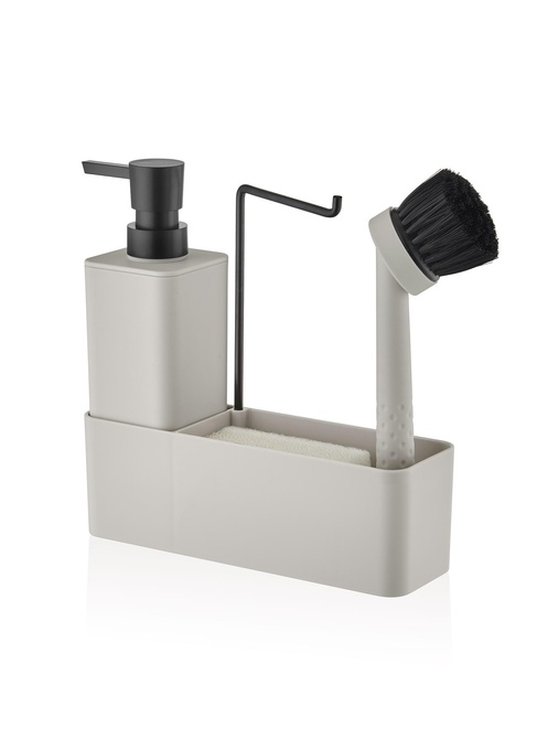  Plain Sıvı Sabunluk Seti Bej