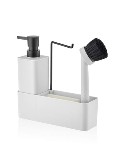  Plain Sıvı Sabunluk Seti Beyaz