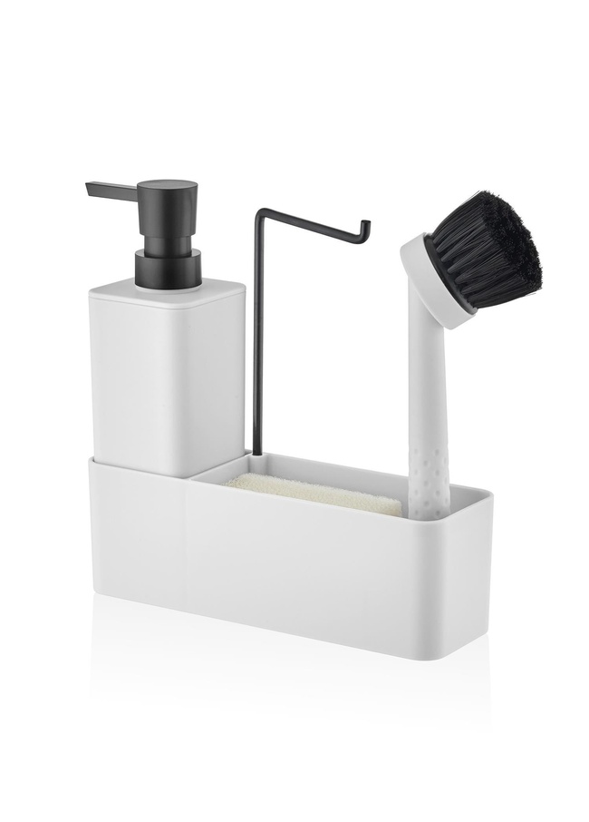  Plain Sıvı Sabunluk Seti Beyaz