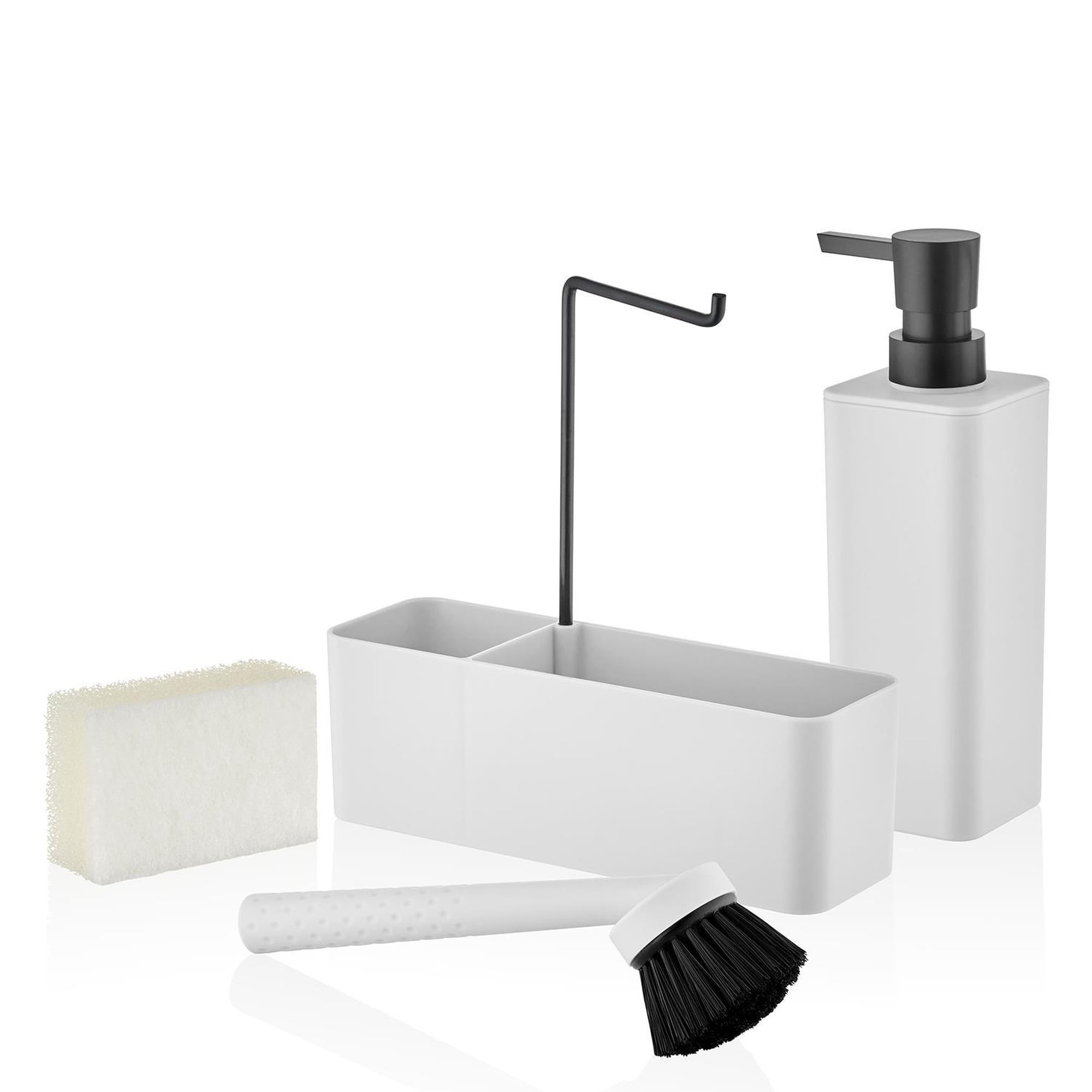 Plain Sıvı Sabunluk Seti Beyaz