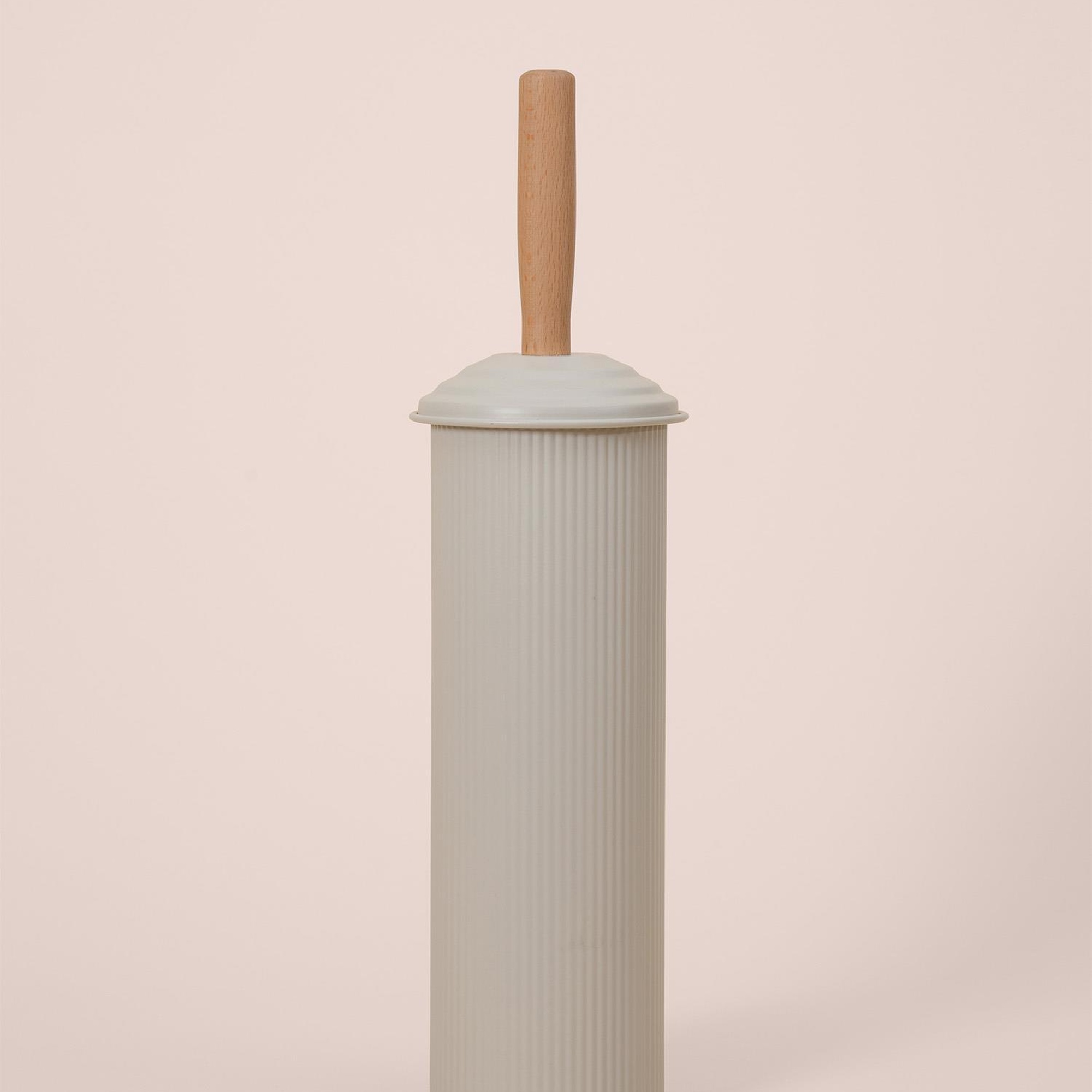 Stripe Tuvalet Fırçası Bej