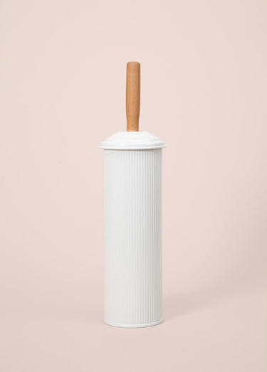  Stripe Tuvalet Fırçası Beyaz