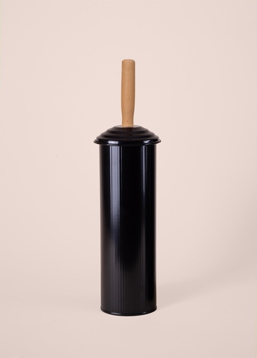  Stripe Tuvalet Fırçası Siyah