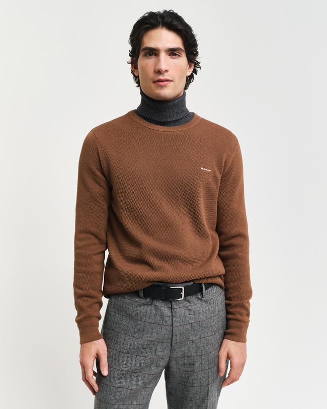  GANT Erkek Regular Fit Bisiklet Yaka Kazak