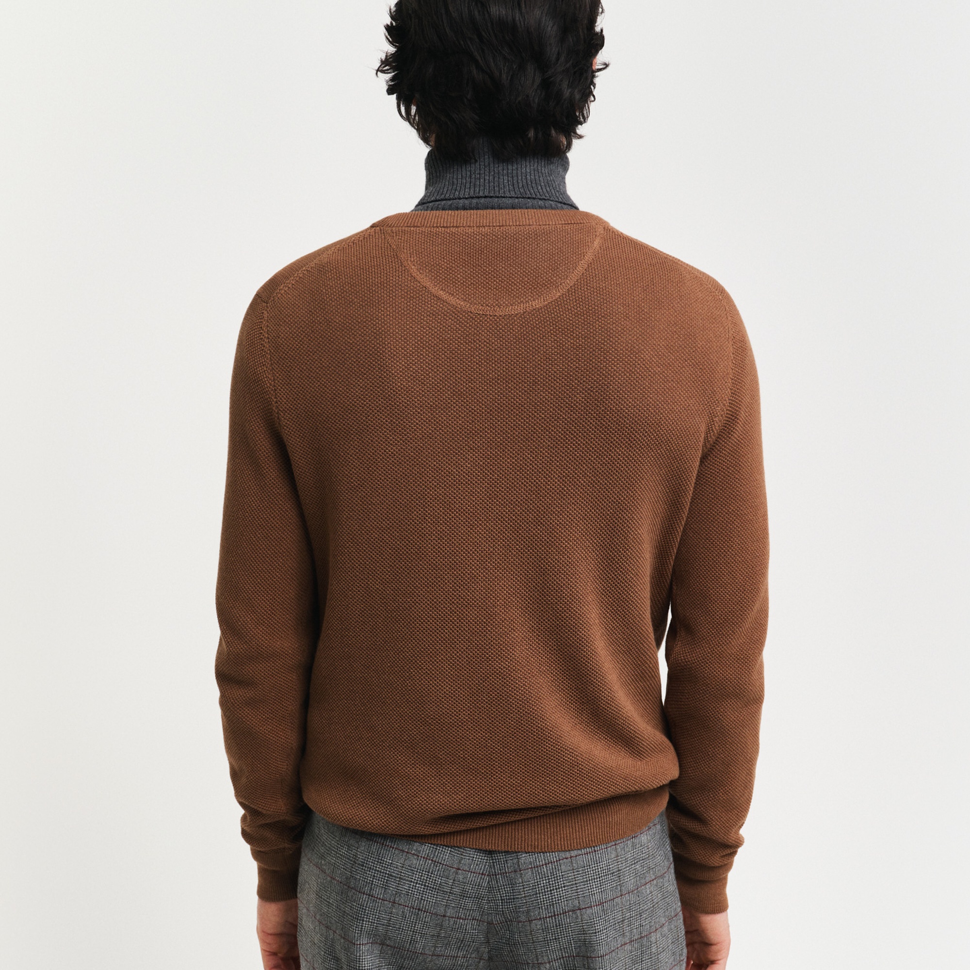 GANT Erkek Regular Fit Bisiklet Yaka Kazak