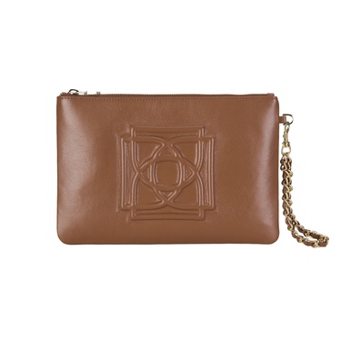  Vionya Kahve Kadın Deri El Çantası