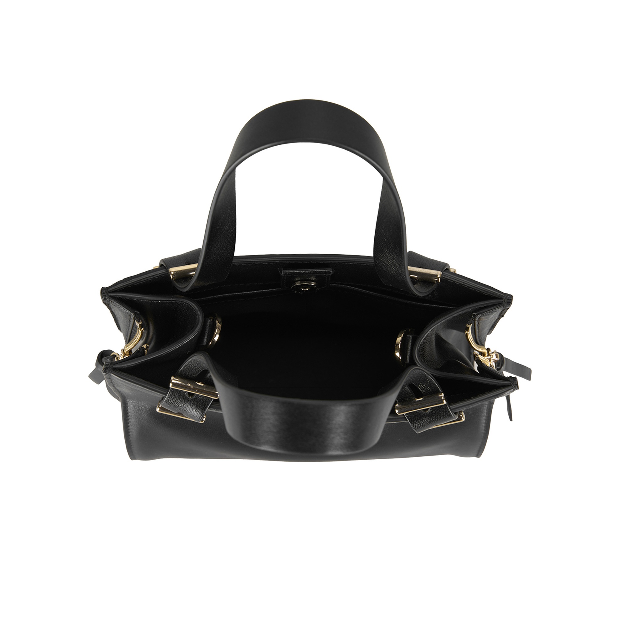 Kadın Siyah Deri Omuz Çantası