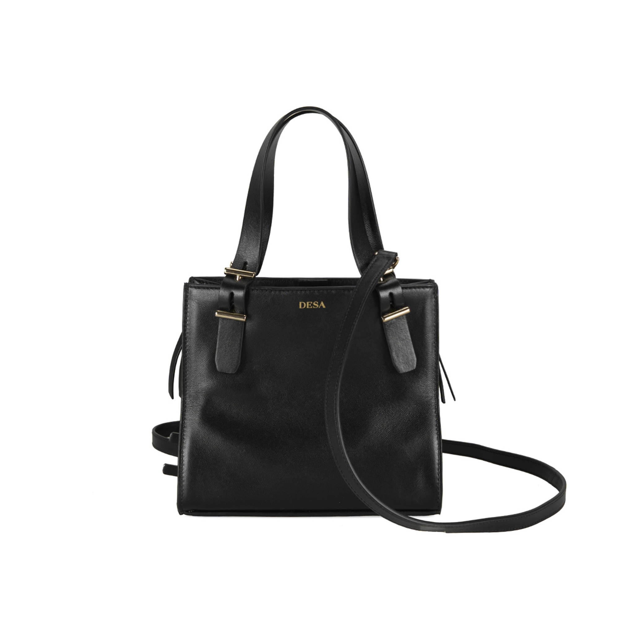 Kadın Siyah Deri Omuz Çantası