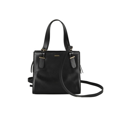  Kadın Siyah Deri Omuz Çantası