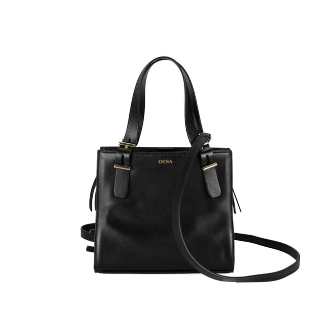  Kadın Siyah Deri Omuz Çantası